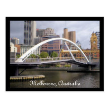 Carte postale de rivière de Yarra