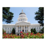Carte postale de Sacramento de capitol d'état de l