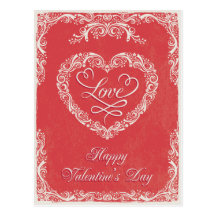 Carte postale de Saint-Valentin
