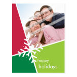 CARTE POSTALE DE SALUTATION DE PHOTO : : flocon de cartes postales