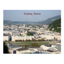 Carte postale de Salzbourg, Autriche