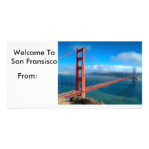 Carte postale de San Francisco Cartes De Vœux Avec Photo