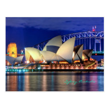 Carte postale de Sydney, Australie