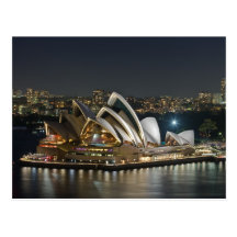 Carte postale de théatre de l'opéra de Sydney