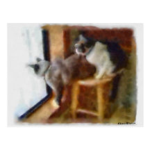 Carte postale de Tommy et de Danny
