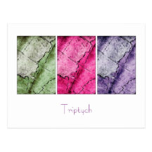 Carte postale de triptyque