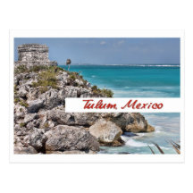 Carte postale de Tulum, Mexique