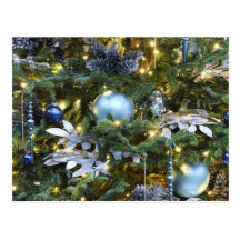 Carte postale de vacances de Noël