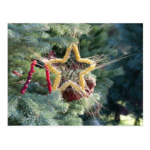 Carte postale de vacances de Noël