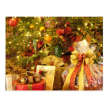Carte postale de vacances de Noël