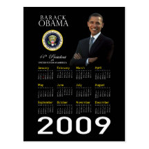 Carte postale de vacances d'Obama pour des affaire