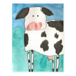 Carte postale de vache