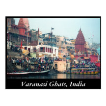 Carte postale de Varanasi Ghats