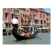 Carte postale de Venise, Italie