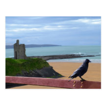 carte postale de vue d'oeil d'oiseaux