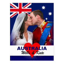 Carte postale de William et de Kate - de l'Austral cartes postales