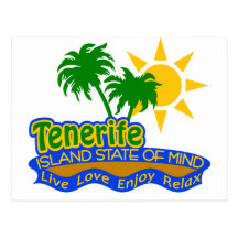 Carte postale d'état d'esprit de Ténérife