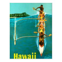 Carte postale d'Hawaï