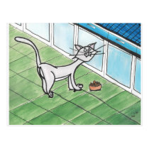Carte postale difficile de Kitty cartes postales