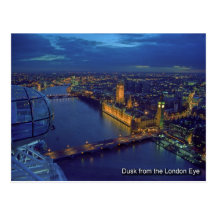 carte postale d'oeil de Londres