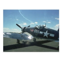 Carte postale du corsaire F4U-1