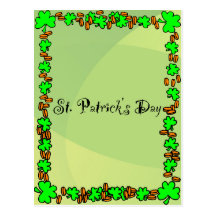 Carte postale du jour de St Patrick