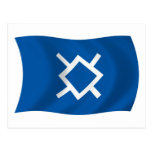 Carte postale du nord de drapeau de Cheyenne