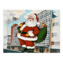 Carte postale du père noël