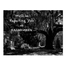 Carte postale effrayante 2 d'invitation de Hallowe