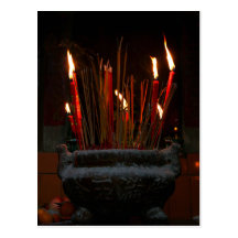 Carte postale - encens