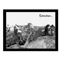Carte Postale Extinction