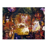 Carte postale féerique (de féerie) :  Le banquet f