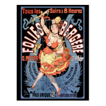 Carte postale : Folies Bergere