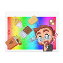 carte postale Greedy Poppo cartes postales