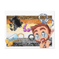 carte postale Greedy Poppo Gay Bear Version cartes postales