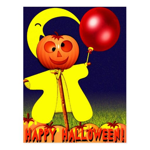 Carte postale heureuse de Halloween