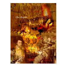 Carte postale historique de nuit de feu