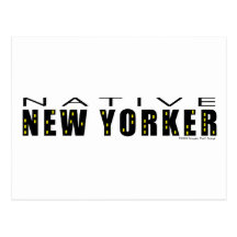 Carte postale indigène de Newyorkais