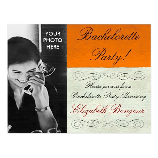 Carte postale/invitation de ~ d'INSERTION de PHOTO