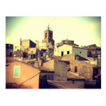 carte postale mylifeisart pourrieres clocher toit cartes postales