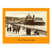Carte postale, Nice, Palais de la Jetee