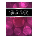 Carte postale noire RSVP de roses indien