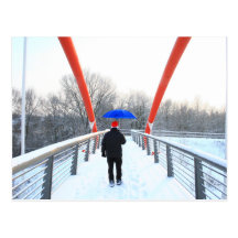 Carte postale - passage d'hiver