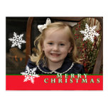 Carte postale personnalisée de Noël