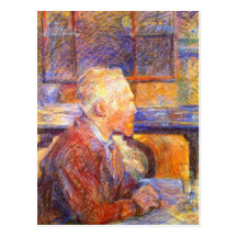 Carte postale : Portrait de Toulouse-Lautrec de Va