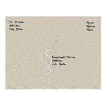 Carte postale religieuse de colombe de blanc