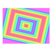 Carte postale rose d'infini