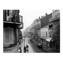 Carte postale royale de la Nouvelle-Orléans de rue