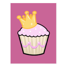 Carte postale royale de petit gâteau