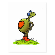 carte postale simple de turtlelove